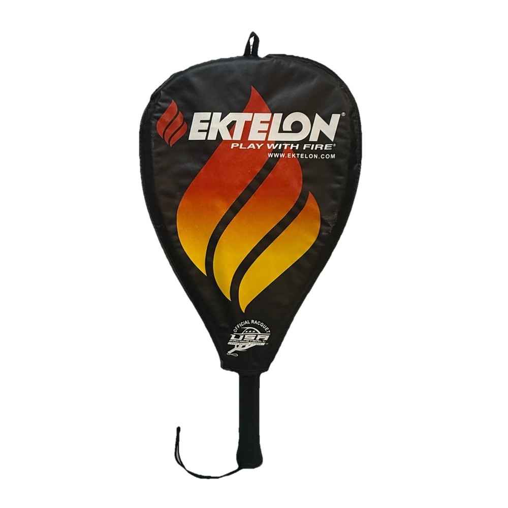 Ektelon Invader Ti Racquet, F3 Stability, Power Level 925 w/Racquetball Cover XS
